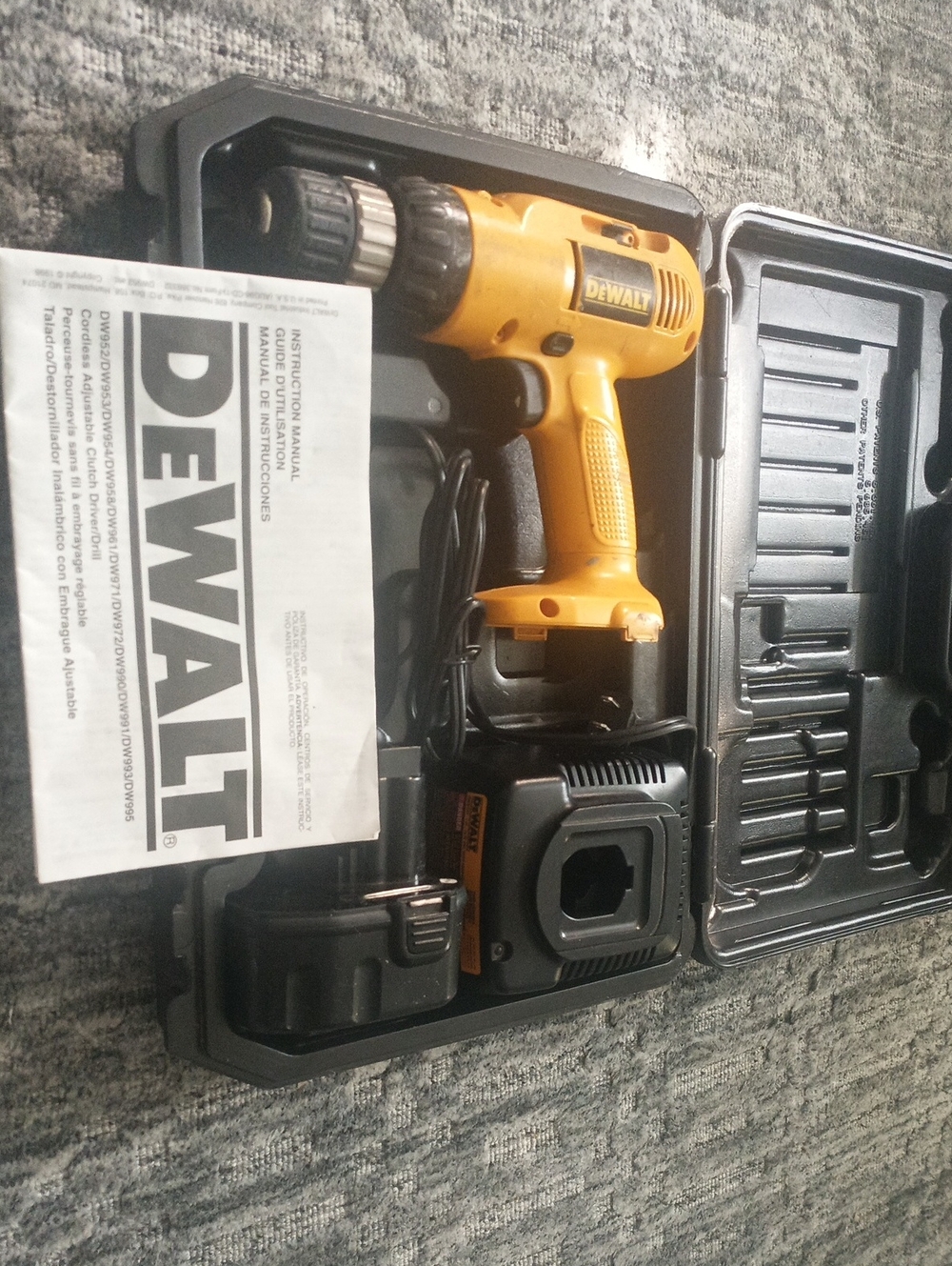 Dewalt Yellow Cordless Drill - Yellow